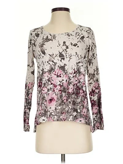 Pre-owned Purejill Long Sleeve T-shirt In Silver