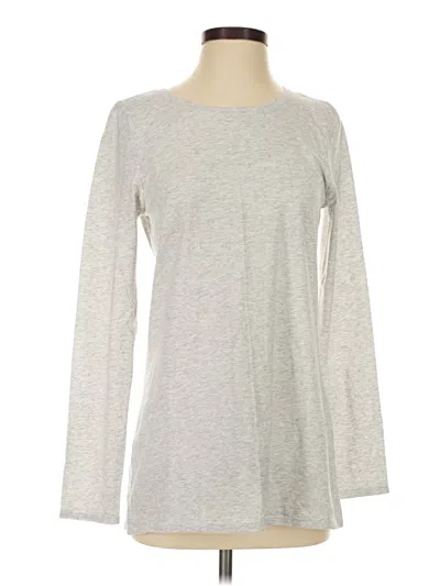 Pre-owned Purejill Long Sleeve T-shirt In Silver