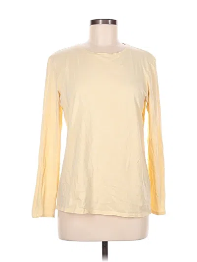 Pre-owned Purejill Long Sleeve T-shirt In Yellow