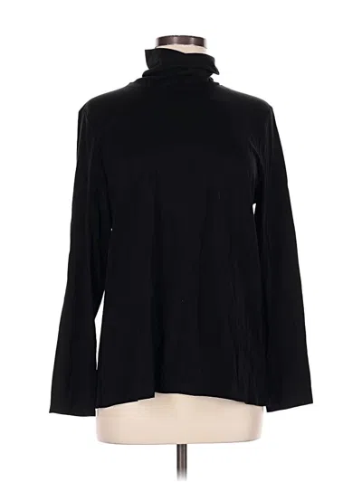 Pre-owned Purejill Long Sleeve Turtleneck In Black