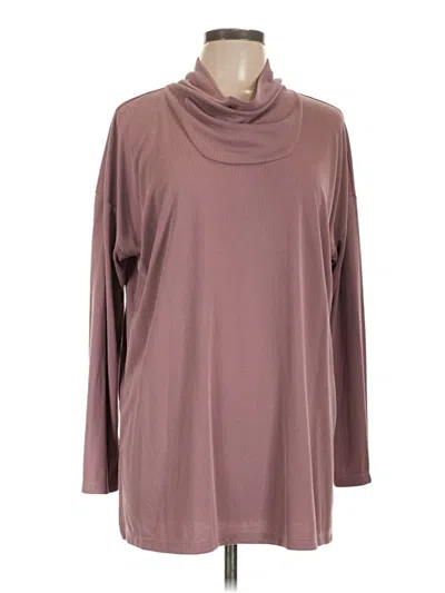 Pre-owned Purejill Long Sleeve Turtleneck In Brown