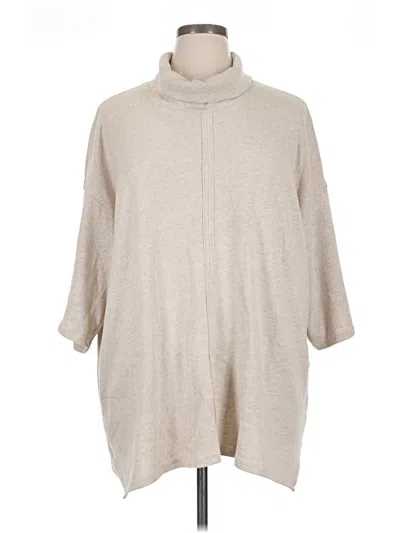 Pre-owned Purejill Poncho In Brown