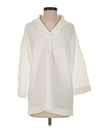 Pre-owned Purejill Poncho In White