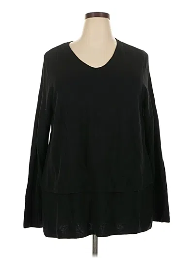 Pre-owned Purejill Pullover Sweater In Black