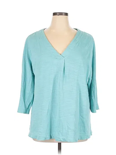 Pre-owned Purejill Pullover Sweater In Blue