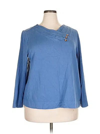 Pre-owned Purejill Pullover Sweater In Blue