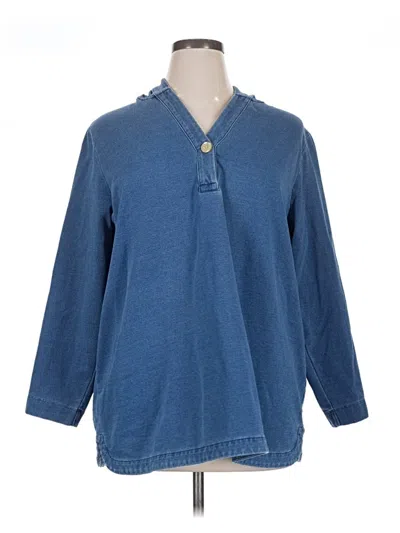 Pre-owned Purejill Pullover Sweater In Blue
