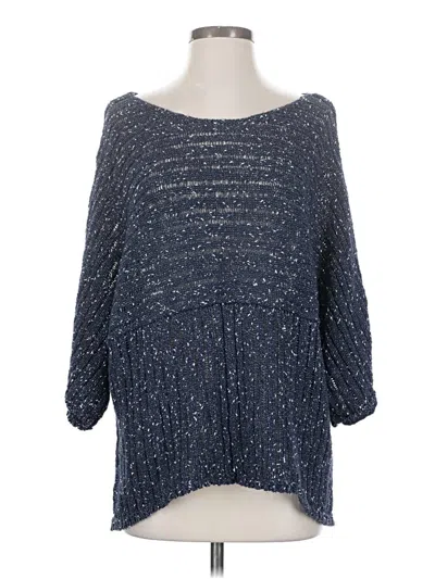 Pre-owned Purejill Pullover Sweater In Blue