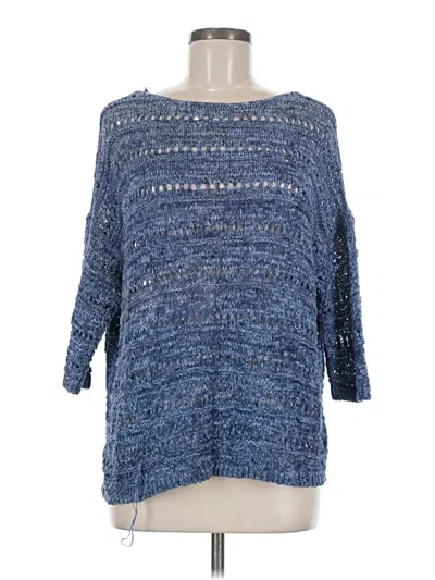 Pre-owned Purejill Pullover Sweater In Blue