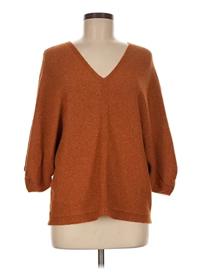 Pre-owned Purejill Pullover Sweater In Brown