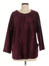 Purejill Pullover Sweater In Burgundy