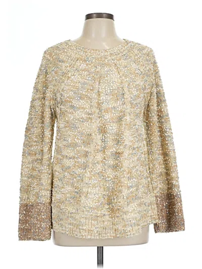 Pre-owned Purejill Pullover Sweater In Gold