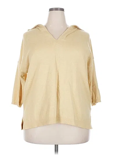 Pre-owned Purejill Pullover Sweater In Gold