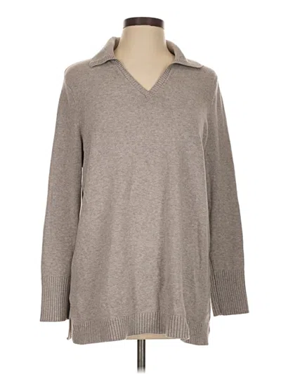 Pre-owned Purejill Pullover Sweater In Gray