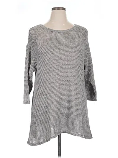 Pre-owned Purejill Pullover Sweater In Gray