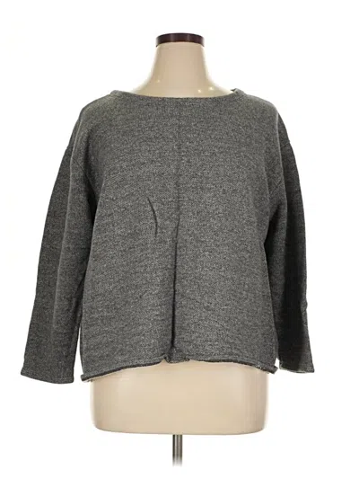 Pre-owned Purejill Pullover Sweater In Gray