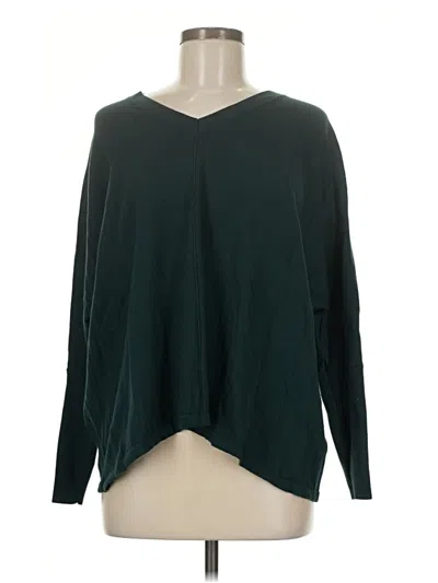 Pre-owned Purejill Pullover Sweater In Green