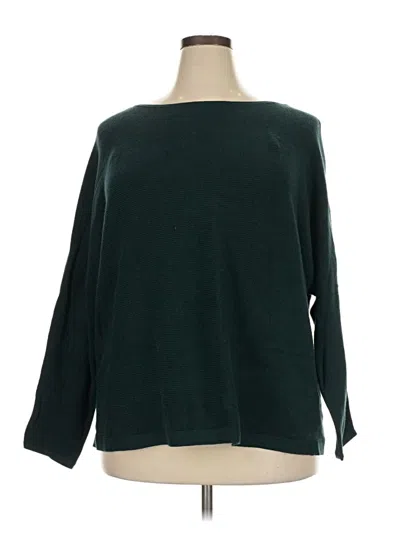 Pre-owned Purejill Pullover Sweater In Green