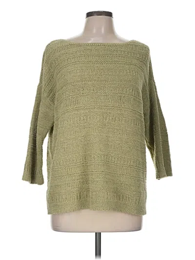 Pre-owned Purejill Pullover Sweater In Green