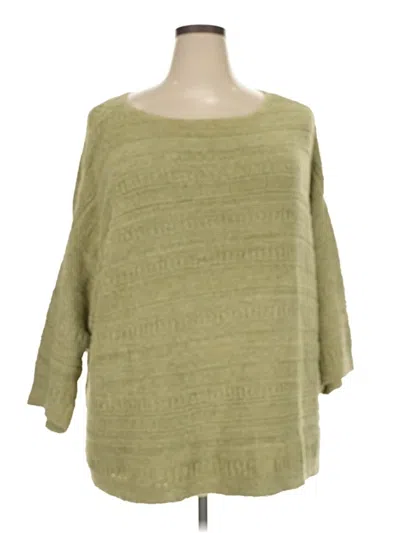 Pre-owned Purejill Pullover Sweater In Green