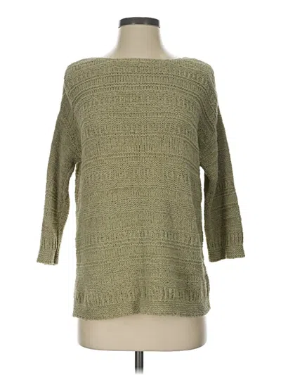 Pre-owned Purejill Pullover Sweater In Green
