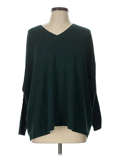 Pre-owned Purejill Pullover Sweater In Green