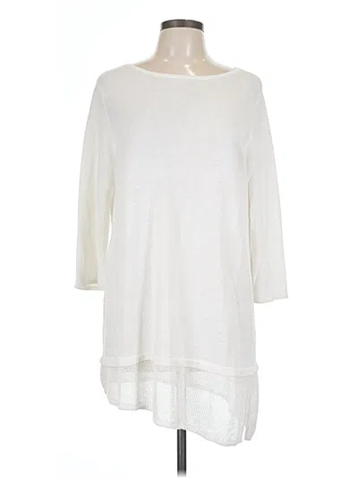 Pre-owned Purejill Pullover Sweater In Ivory