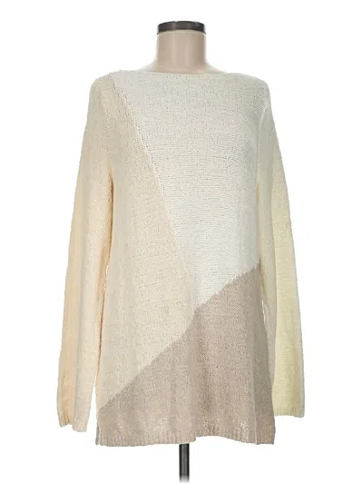 Pre-owned Purejill Pullover Sweater In Ivory