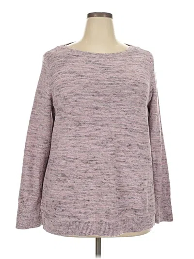 Pre-owned Purejill Pullover Sweater In Purple