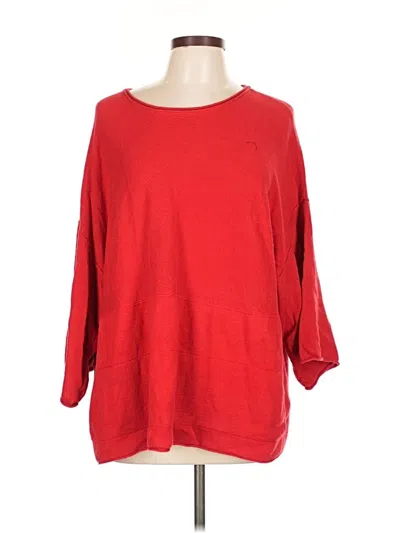 Pre-owned Purejill Pullover Sweater In Red