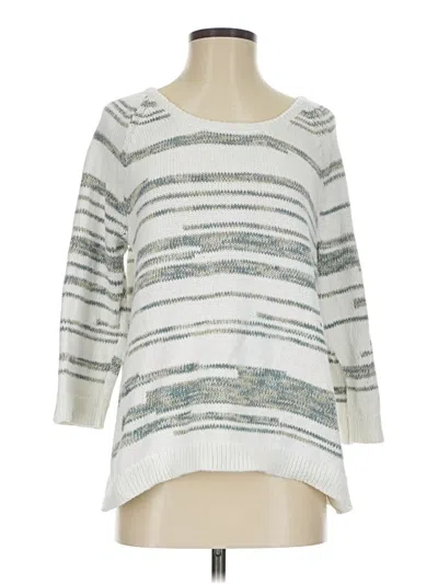 Pre-owned Purejill Pullover Sweater In Silver