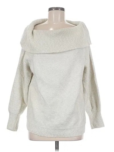Pre-owned Purejill Pullover Sweater In Silver