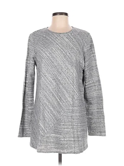 Pre-owned Purejill Pullover Sweater In Silver