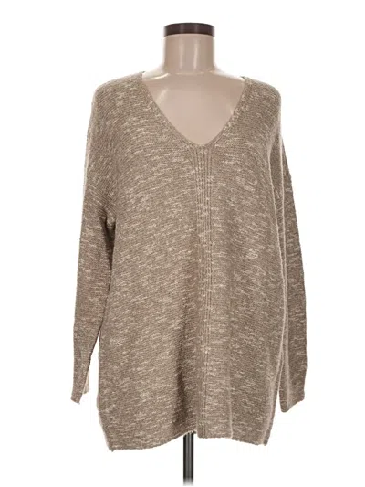 Pre-owned Purejill Pullover Sweater In Tan
