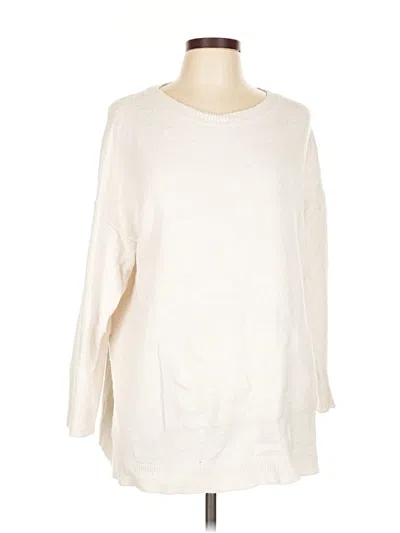 Pre-owned Purejill Pullover Sweater In White