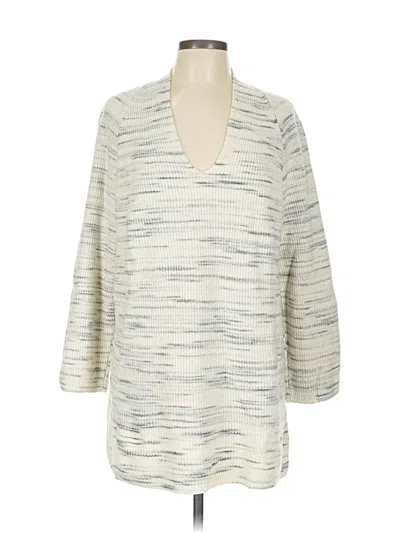 Pre-owned Purejill Pullover Sweater In White