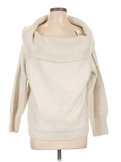 Pre-owned Purejill Pullover Sweater In White