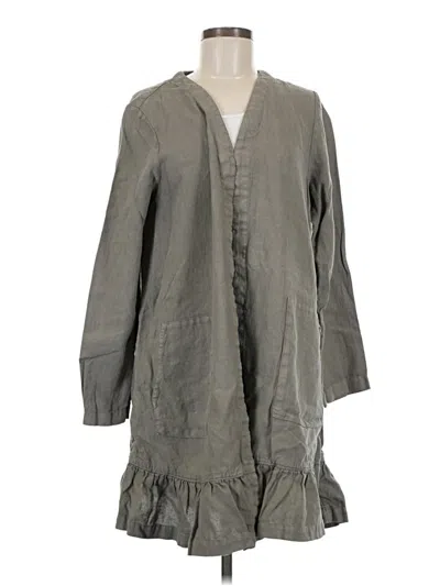 Pre-owned Purejill Raincoat In Gray