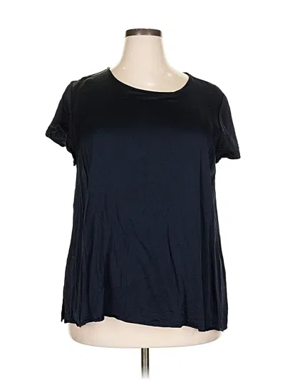 Pre-owned Purejill Short Sleeve T-shirt In Blue