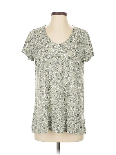 Pre-owned Purejill Short Sleeve T-shirt In Silver