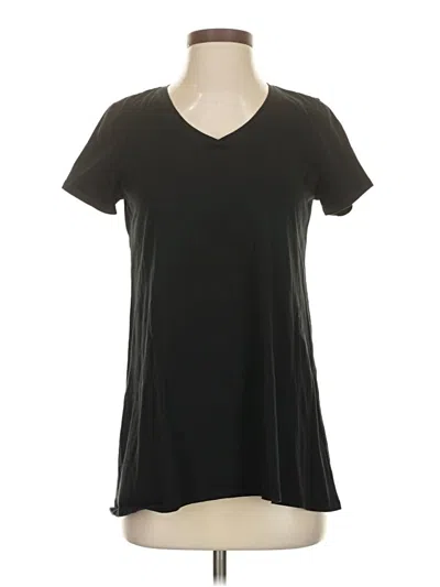 Pre-owned Purejill Short Sleeve T-shirt In Black