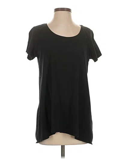 Pre-owned Purejill Short Sleeve T-shirt In Black