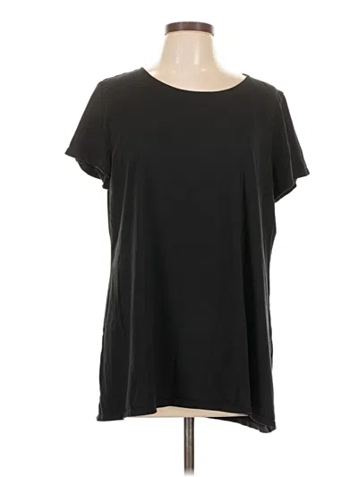 Pre-owned Purejill Short Sleeve T-shirt In Black