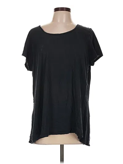 Pre-owned Purejill Short Sleeve T-shirt In Black