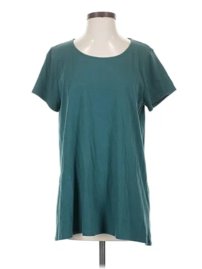 Pre-owned Purejill Short Sleeve T-shirt In Blue