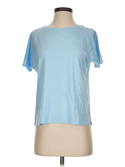 Pre-owned Purejill Short Sleeve T-shirt In Blue