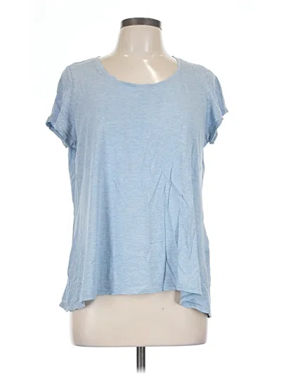 Pre-owned Purejill Short Sleeve T-shirt In Blue