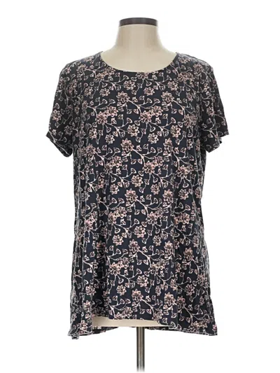 Pre-owned Purejill Short Sleeve T-shirt In Brown