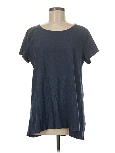 Pre-owned Purejill Short Sleeve T-shirt In Gray