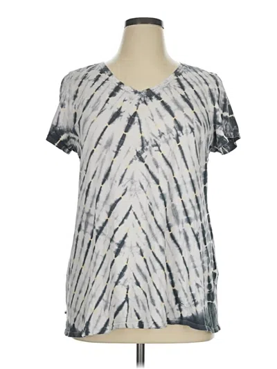 Pre-owned Purejill Short Sleeve T-shirt In Gray